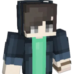 NaHCO3 Minecraft avatar bust
