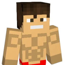 Naklaska Minecraft avatar bust