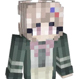 NanamiChiaki_ Minecraft avatar bust