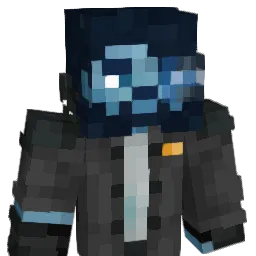 Navywulf Minecraft avatar bust