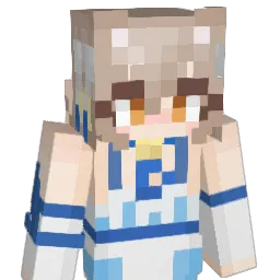Nekomuseme Minecraft avatar bust