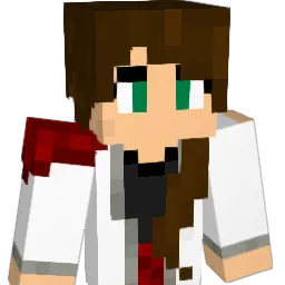 Nerdy Minecraft avatar bust