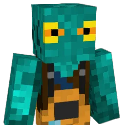 NerdyFisher Minecraft avatar bust