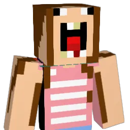 NerdyKaren Minecraft avatar bust