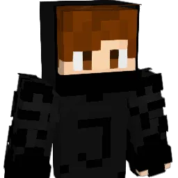 Netherskelet Minecraft avatar bust