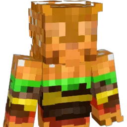 Newsprint Minecraft avatar bust