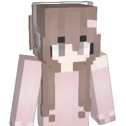 NicolePeach Minecraft avatar bust