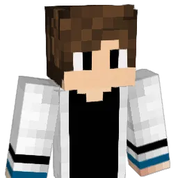 Nightlit Minecraft avatar bust