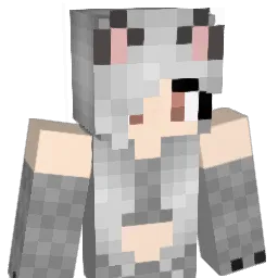 Nightmarewolfie Minecraft avatar bust