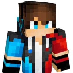 NinjaBlue13 Minecraft avatar bust