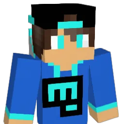 NinjaBluee Minecraft avatar bust
