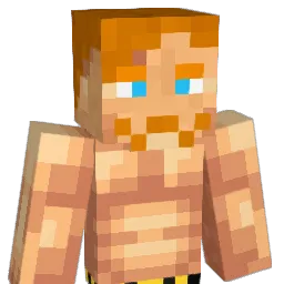 NoBrowSensei Minecraft avatar bust