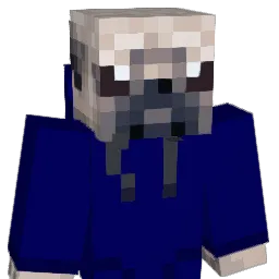 NoobyBluby Minecraft avatar bust