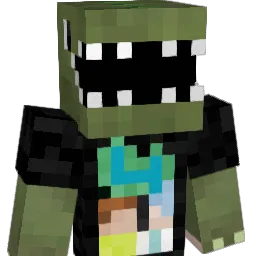 Noobzilla Minecraft avatar bust