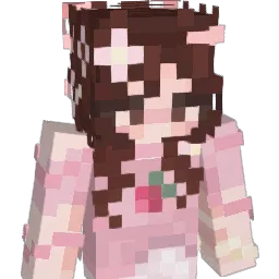 NotDuaLipa Minecraft avatar bust