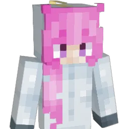 Notated Minecraft avatar bust