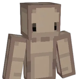 Nubbo Minecraft avatar bust