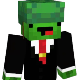 Nyckelmannen Minecraft avatar bust