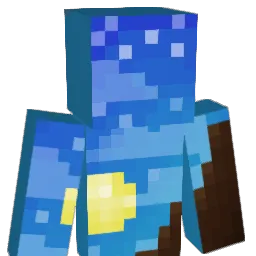 O03V Minecraft avatar bust
