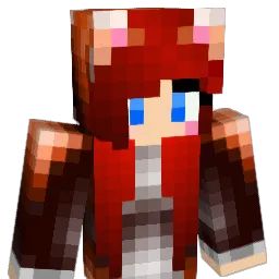 OMGitsRedPanda Minecraft avatar bust