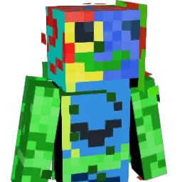 OOOMMMGGGPIZZA Minecraft avatar bust