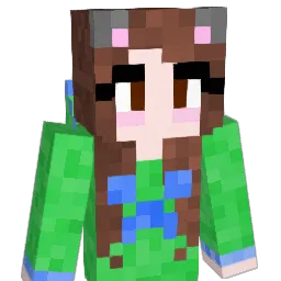 OPcreepercat Minecraft avatar bust