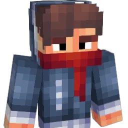O____________Q Minecraft avatar bust