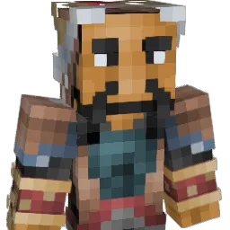 OctoCreeperBlue Minecraft avatar bust