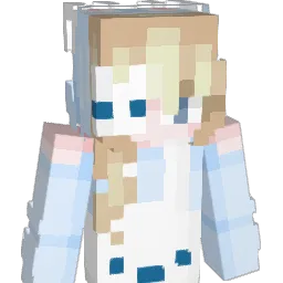 Octopink Minecraft avatar bust