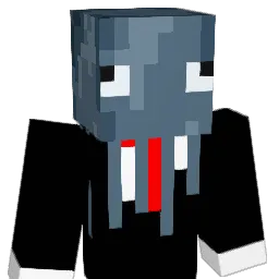 Octopus Minecraft avatar bust