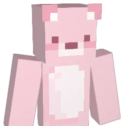 OfficialPinkbear Minecraft avatar bust