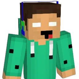 OhMyDosch Minecraft avatar bust