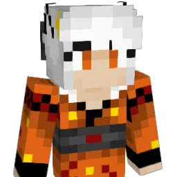 Okitsunemaru Minecraft avatar bust