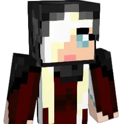 Ookamii Minecraft avatar bust