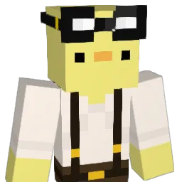 Oopsieheimer Minecraft avatar bust
