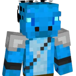 OrangeBlueZ Minecraft avatar bust