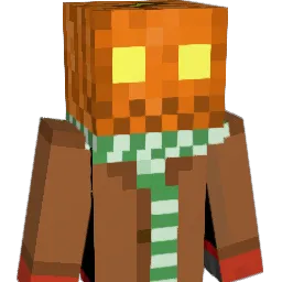 OrangePuding Minecraft avatar bust