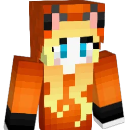 OrangeTailFox Minecraft avatar bust