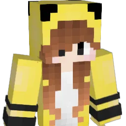 Orangenblau Minecraft avatar bust