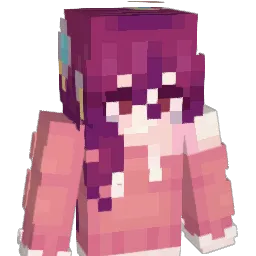 OverBaka Minecraft avatar bust