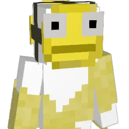 P0S1TIVE Minecraft avatar bust