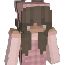 P1nkLady Minecraft avatar bust