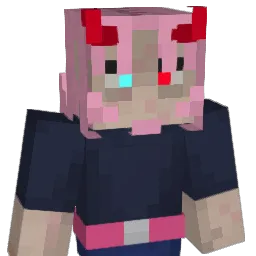 P1nkerbell Minecraft avatar bust