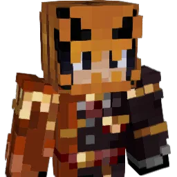 P529 Minecraft avatar bust
