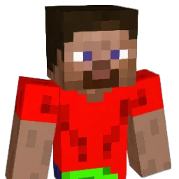 PA13016 Minecraft avatar bust