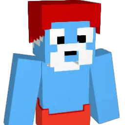 PAPAsmurf001 Minecraft avatar bust