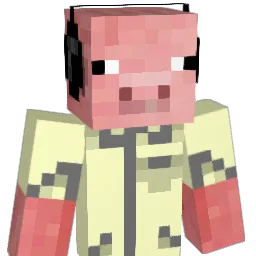 PIG_1 Minecraft avatar bust