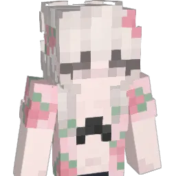 PLAC0R Minecraft avatar bust