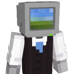 PP3999 Minecraft avatar bust
