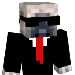 P_E_K Minecraft avatar bust